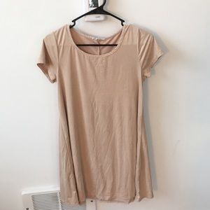 Nordstrom Socialite Tan Suede Dress